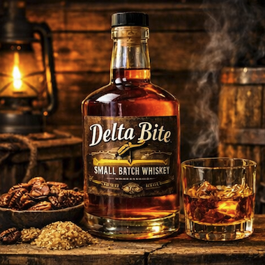 Delta Bite Small Batch Whiskey bottle